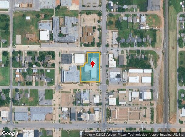 201 N Broadway St, Moore, OK Parcel Map