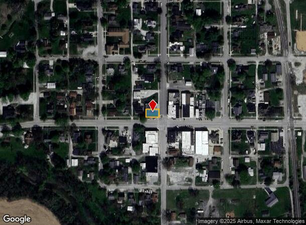  100 W Main St, Ladoga, IN Parcel Map