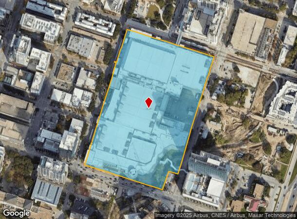  500 E Cesar Chavez St, Austin, TX Parcel Map