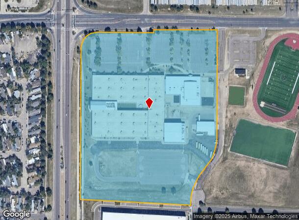 5525 Astrozon Blvd, Colorado Springs, CO Parcel Map