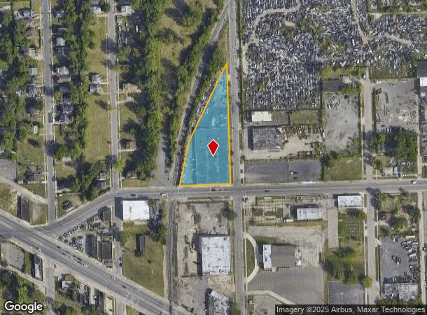  14000 Schoolcraft St, Detroit, MI Parcel Map