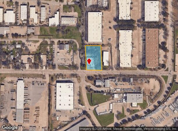  2515 E Union Bower Rd, Irving, TX Parcel Map