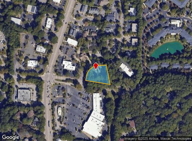 1157 Executive Cir, Cary, NC Parcel Map