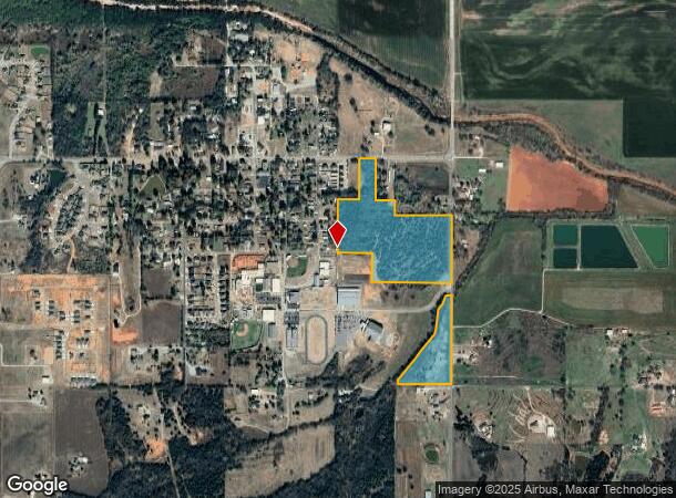  100 S Pybas, Washington, OK Parcel Map