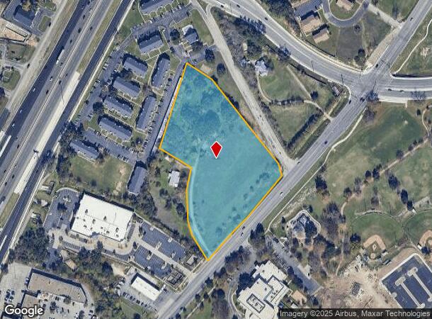 1106 N Austin Ave, Georgetown, TX Parcel Map