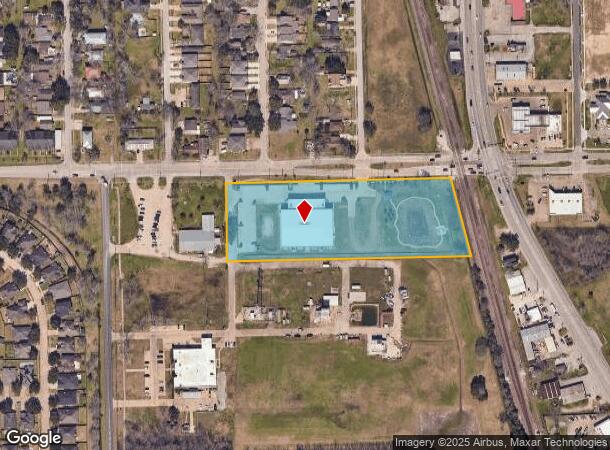 4120 W Walnut St, Pearland, TX Parcel Map