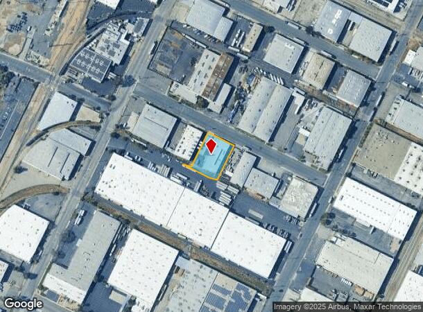  6440 Corvette St, Commerce, CA Parcel Map