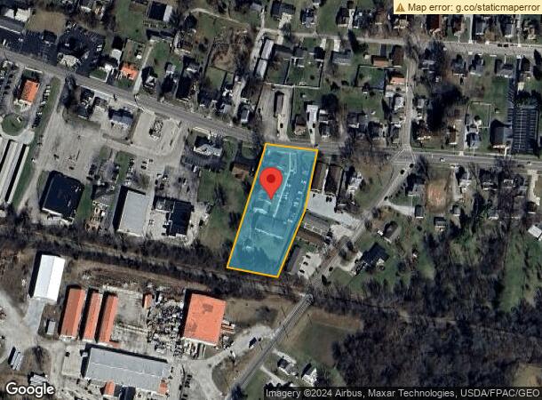  78 W Washington St, Jamestown, OH Parcel Map