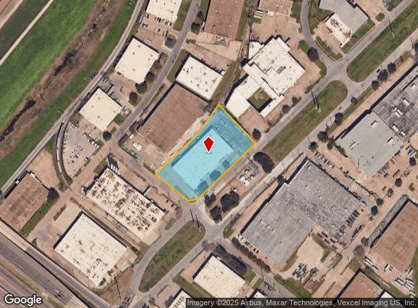  1211 Regal Row, Dallas, TX Parcel Map