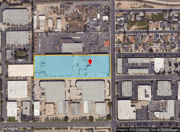 711 S Van Buren St, Placentia, CA Parcel Map