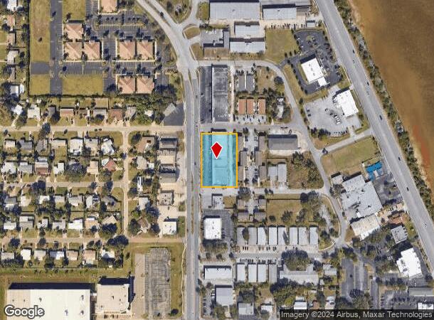  249 N Babcock St, Melbourne, FL Parcel Map