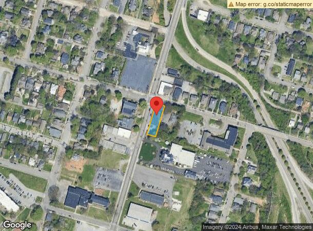  1320 N Broadway St, Knoxville, TN Parcel Map