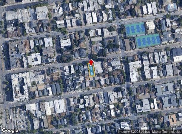  2222 Haste St, Berkeley, CA Parcel Map
