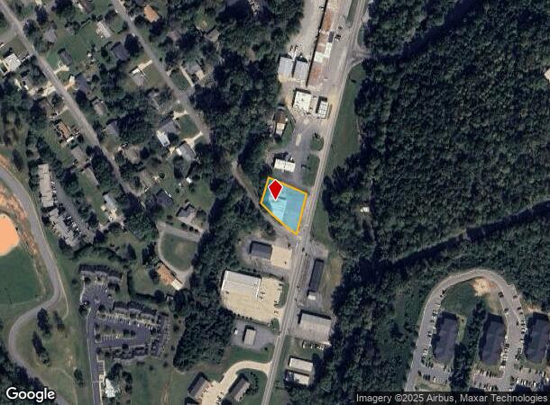  548 S Main St, Rutherfordton, NC Parcel Map