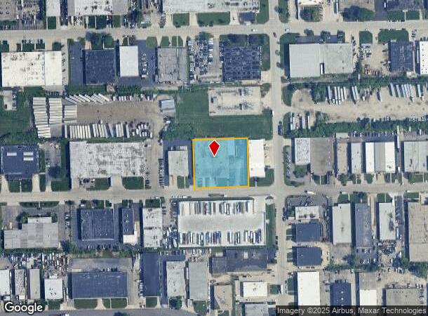  208 W Fay Ave, Addison, IL Parcel Map
