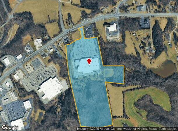  800 Old Franklin Tpke, Rocky Mount, VA Parcel Map