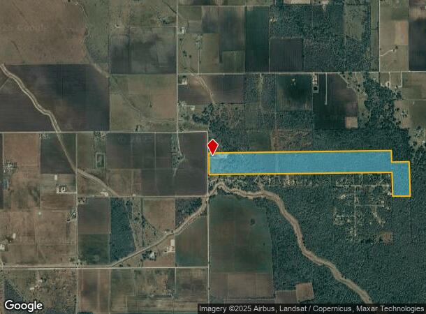 19803 Rycade School Rd, Damon, TX Parcel Map