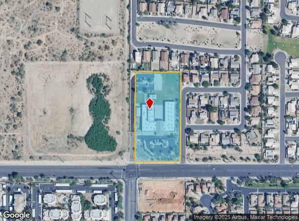  7618 E University Dr, Mesa, AZ Parcel Map