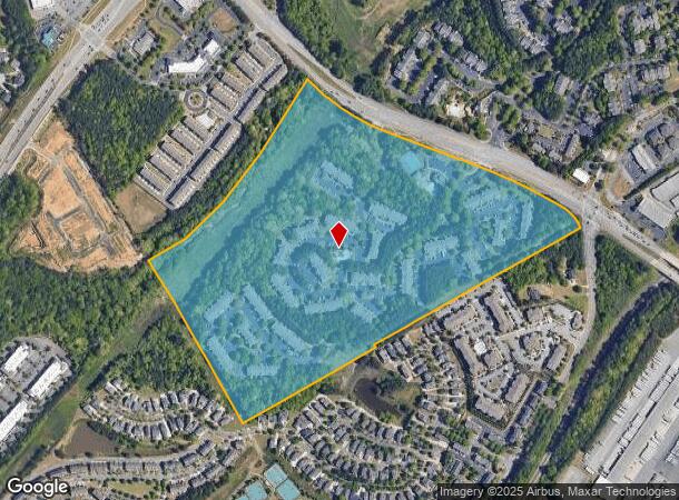 4000 Mcginnis Ferry Rd, Suwanee, GA Parcel Map