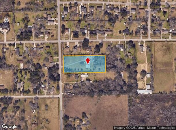 1505 Woody Rd, Pearland, TX Parcel Map