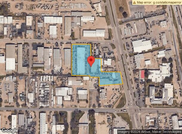  10525 Harry Hines Blvd, Dallas, TX Parcel Map