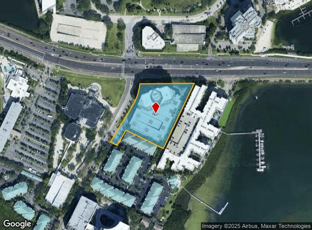  7650 W Courtney Campbell Cswy, Tampa, FL Parcel Map