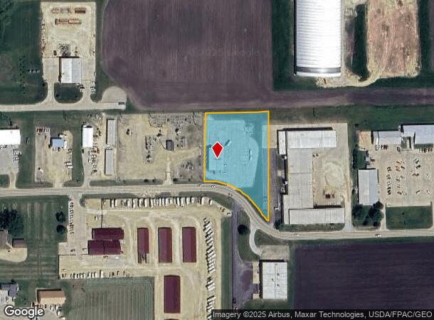 318 E Industrial St, De Witt, IA Parcel Map