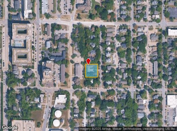  1131 Ohio St, Lawrence, KS Parcel Map