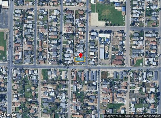  219 S G St, Porterville, CA Parcel Map