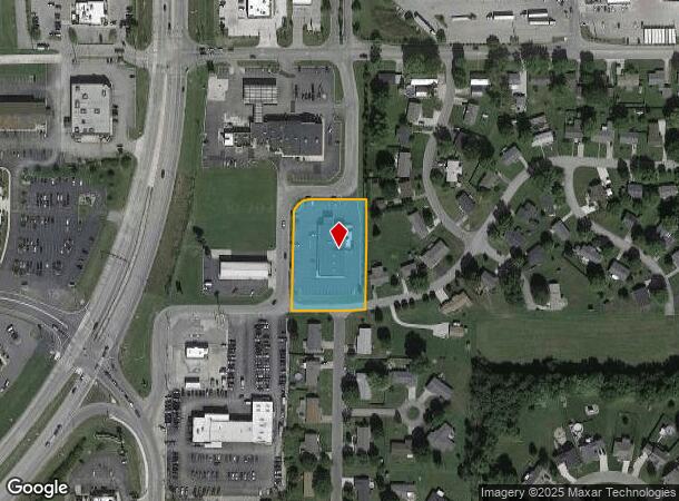  2124 N Middle Dr, Greensburg, IN Parcel Map