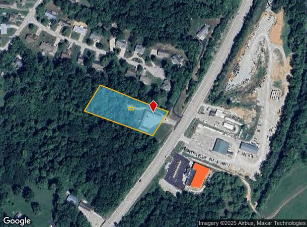 4027 Mitchell Rd, Bedford, IN Parcel Map