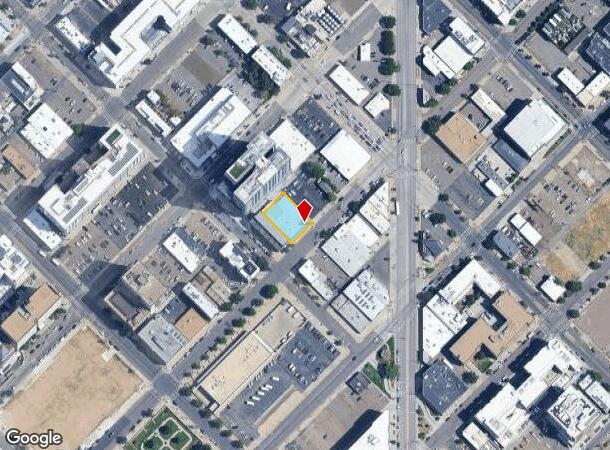  2119 Curtis St, Denver, CO Parcel Map