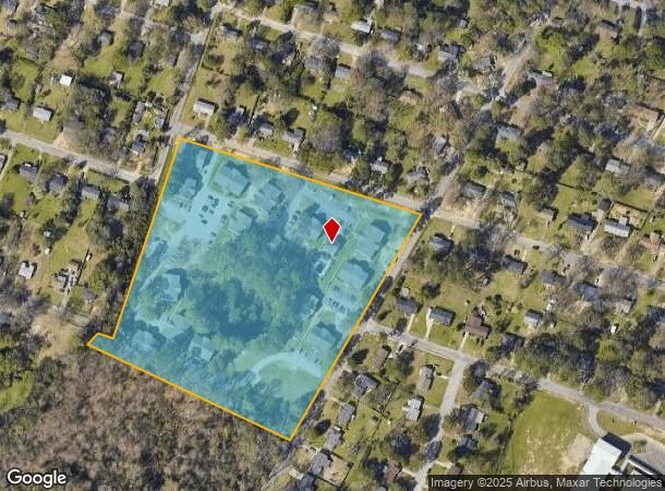 1101 Hallbrook Dr, Columbia, SC Parcel Map