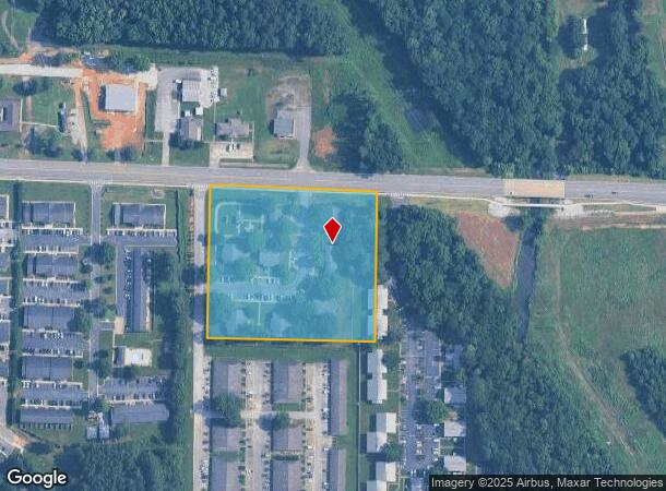  1418 E Elm St, Athens, AL Parcel Map