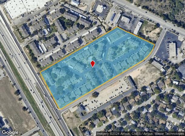  165 Palisades Dr, Universal City, TX Parcel Map