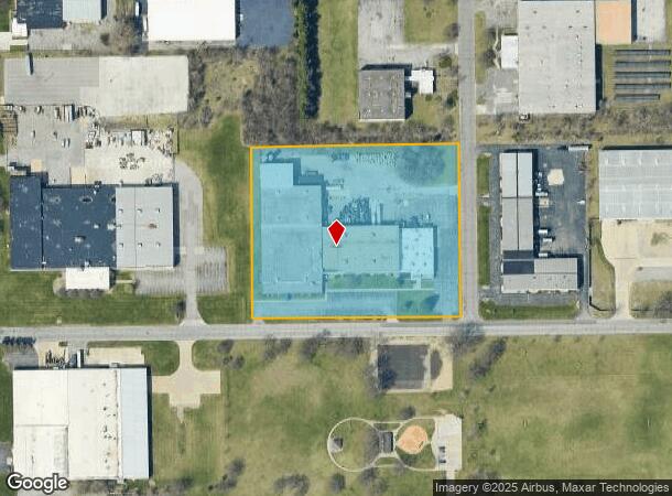  3615 Voorde Dr, South Bend, IN Parcel Map