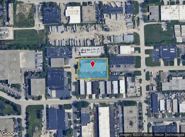  817 S Kay Ave, Addison, IL Parcel Map
