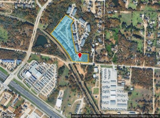  6303 W Shady Shores Rd, Denton, TX Parcel Map