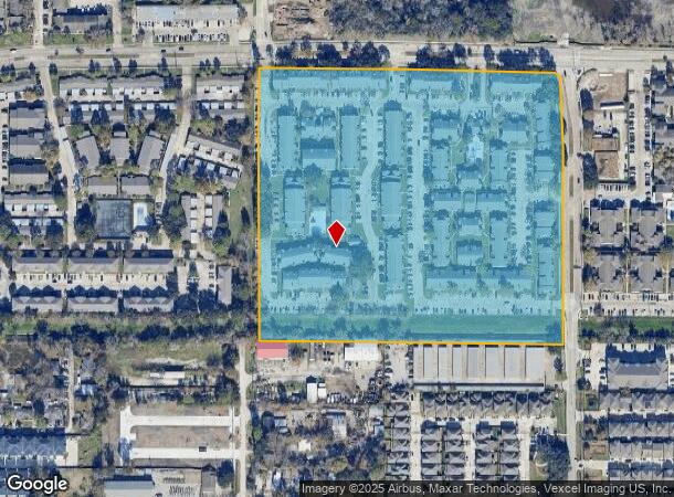8791 Hammerly Blvd, Houston, TX Parcel Map