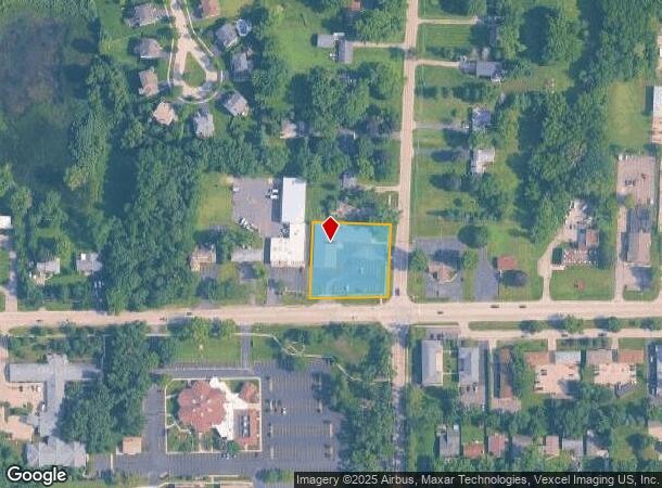  256 N Oak St, Crystal Lake, IL Parcel Map