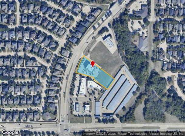 645 S Custer Rd, Allen, TX Parcel Map