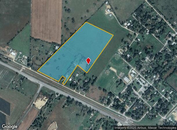 Railroad St, Wallis, TX Parcel Map