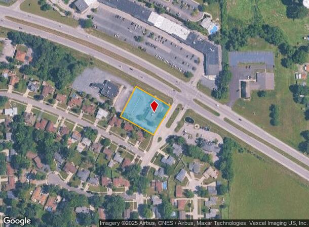  1802 Robinhood Blvd, Schererville, IN Parcel Map