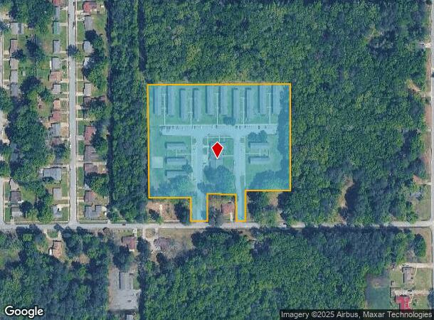 1100 E 36Th Ave, Pine Bluff, AR Parcel Map