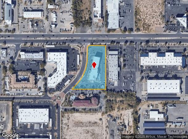  2655 E Executive Dr, Tucson, AZ Parcel Map