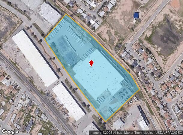  9301 Billy The Kid St, El Paso, TX Parcel Map