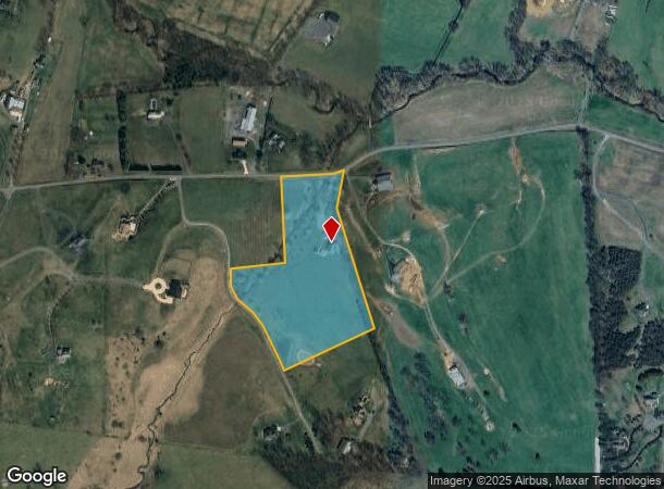 2110 Quicksburg Rd, Quicksburg, VA Parcel Map