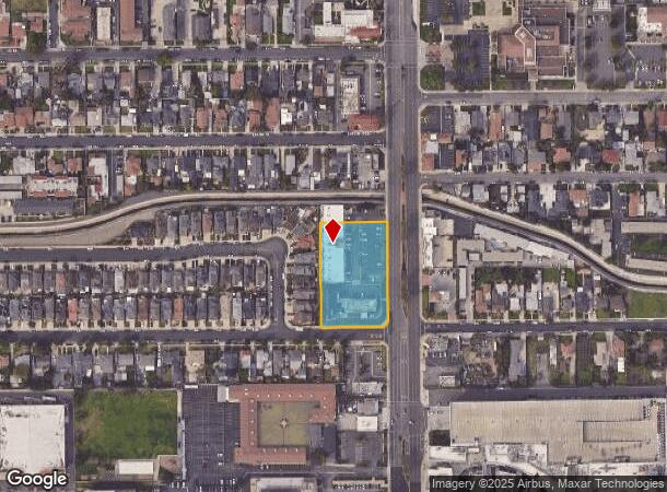  6801 Beach Blvd, Buena Park, CA Parcel Map