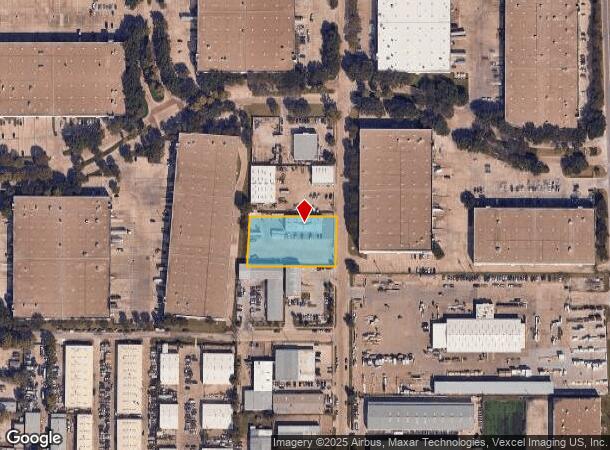  11569 Goodnight Ln, Dallas, TX Parcel Map