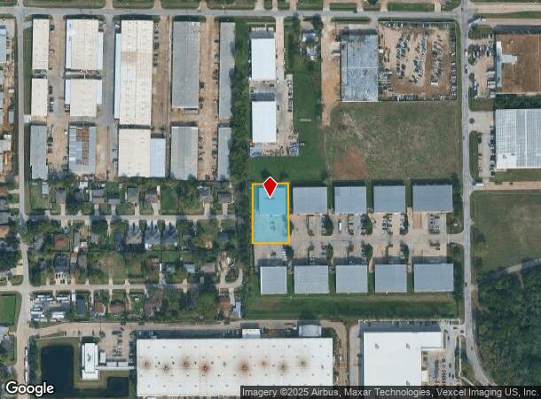  5613 Campbell Rd, Houston, TX Parcel Map